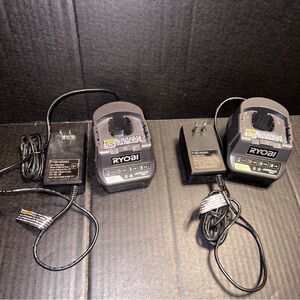 Ryobi ONE+ P118B | 18-Volt Lithium-Ion Replacement Battery Charger, Lot of 2